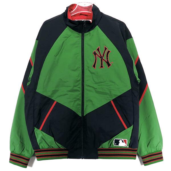 SUPREME x New York Yankees 21AW TRACK JACKET シュプリーム ニューヨークヤンキース トラック ジャケット  グリーン アウター