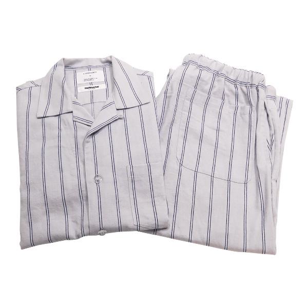 SOPHNET. KIYONAGA&CO 20AW NOWHAW COTTON STRIPE FLANNEL PAJAMAS 