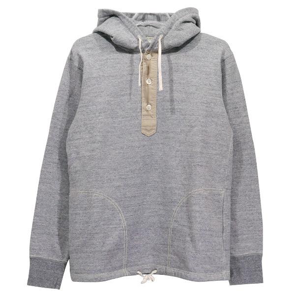 phigvel【フィグベル】パイルパーカー PHIGVEL（フィグベル） ヘンリーネックパーカー PMV-CL05 グレー