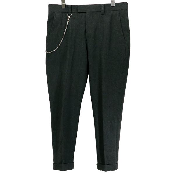 uniform experiment 20SS STRETCH MONALUCE TWILL SLIM FIT SLACKS