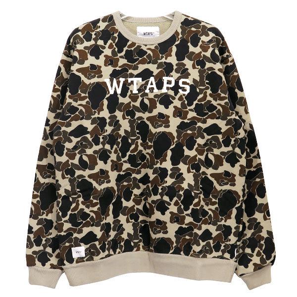 WTAPSダブルタップスCOLLAGE DESIGN CREW NECK WTAPS ダブルタップス 19AW COLLEGE.DESIGN CREW NECK