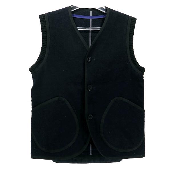 sacai（サカイ） ウール コットン パイピング ベスト 11-00186M 