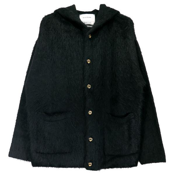 THE INOUE BROTHERS ザ イノウエブラザーズ 21AW SURI HOODY CARDIGAN スリ フーディー カーディガン  ブラック トップス ニット パーカー セーター