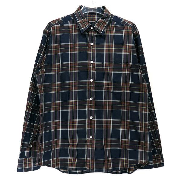 SOPHNET.（ソフネット） SOPHNET. 22SS SHAPED REGULAR COLLAR CHECK