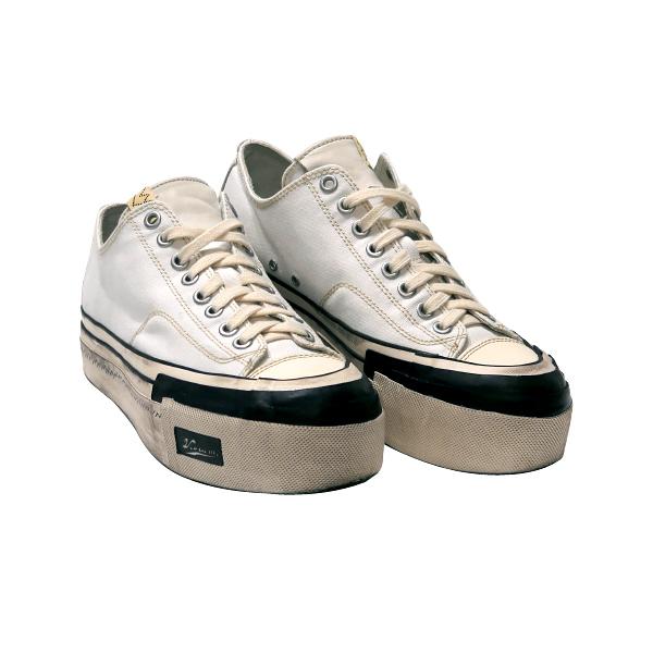 ビズビム スニーカー VISVIM 21AW SKAGWAY LO G.PATTEN 0121201001001 ヴィズヴィム スカグウェイ ロー  パッテン シューズ ホワイト
