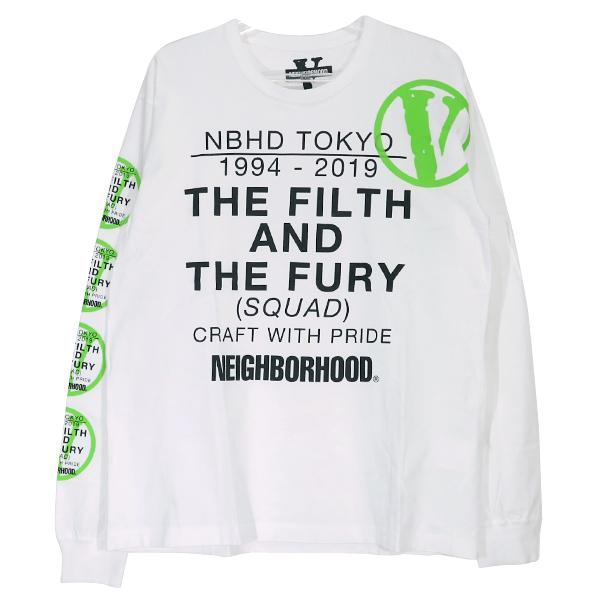 neighborhood vlone ロンT 希少ロンTee】neighborhood long sleeve tee