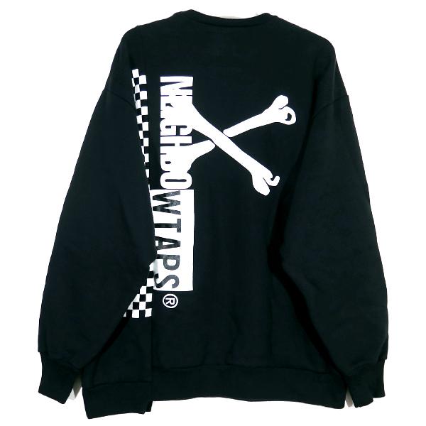 WTAPS ダブルタップス x NEIGHBORHOOD ネイバーフッド 19AW RIPPER CREW NECK/SWEATSHIRT  192ATNHD-CSM02S リッパー クルーネック スウェット