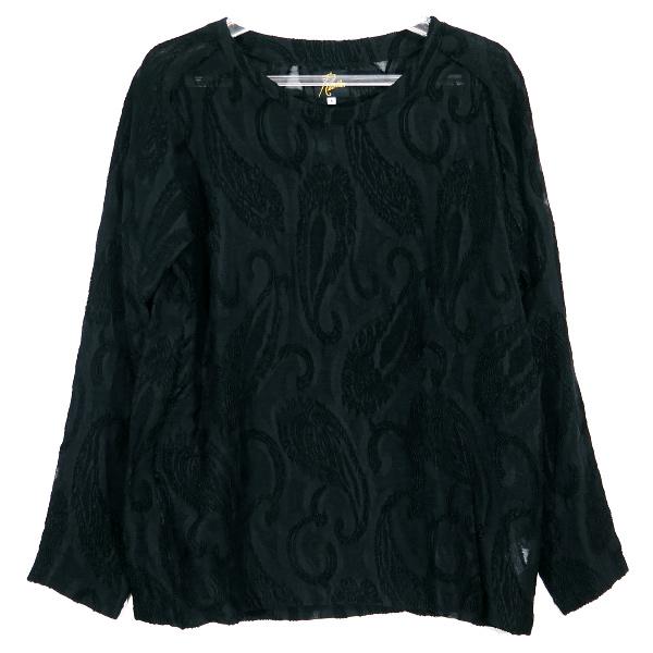 Needles ニードルズ L/S U NECK TEE-PAISLEY CUT JQ. IN107 U