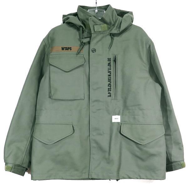 新品 WTAPS 20AW WSFM/JACKET/COTTON TWILL オリーブ SMALL-