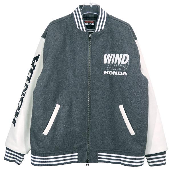 WIND AND SEA ウィンダンシー x HONDA ホンダ -H- VARSITY WIND AND SEA ウィンダンシー x HONDA ホンダ -H- VARSITY
