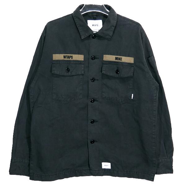 WTAPS ダブルタップス 19SS BUDS LS 01/SHIRT.COTTON.SERGE 191BRDT