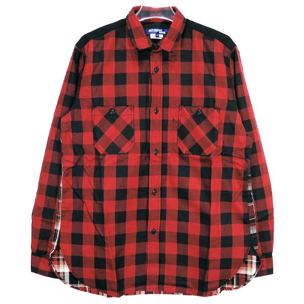 JUNYA WATANABE コムデギャルソン チェック エルボーパッチシャツ JUNYA WATANABE コムデギャルソン チェック エルボーパッチ
