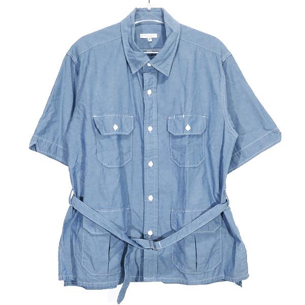 EngineeredGarments　シャンブレーシャツ Engineered Garments エンジニアードガーメンツ WORKADAY ボタン