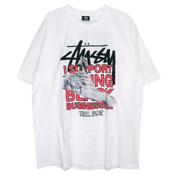 STUSSY ステューシー x OFF-WHITE オフホワイト 40WT TEE 40周年記念 ワールドツアー Tシャツ ホワイト