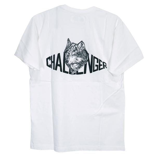 q64【希少XLサイズ】チャレンジャー☆ウルフビックロゴ　Ｔシャツ　最高デザイン 希少 CHALLENGER チャレンジャー tシャツ ビックウルフロゴ入り