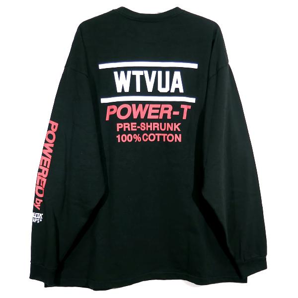 WTAPS POWER-T / LS / COTTON. ONEITA 黒 WTAPS POWER-T / LS / COTTON. ONEITA 黒