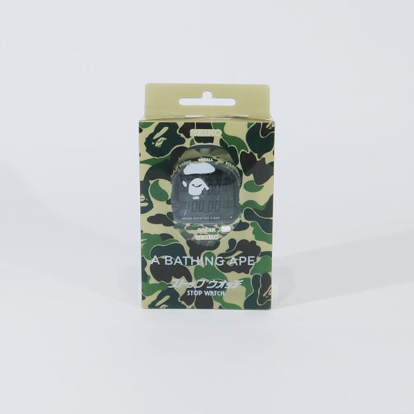 A BATHING APE ア ベイシング エイプ x SEIKO セイコー STOP WATCH 