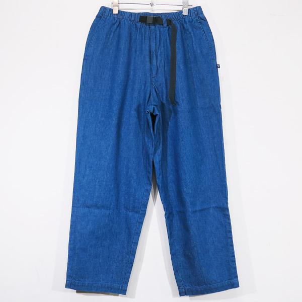 DESCENDANT ディセンダント 23SS CLASP DENIM TROUSERS 231TQDS-PTM02 クラスプ デニム トラウザーズ  インディゴ パンツ ボトムス イージーパンツ