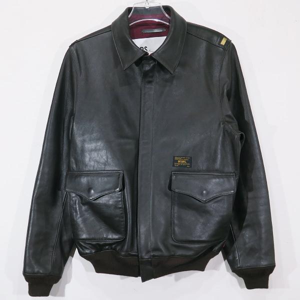 WTAPS ダブルタップス 16AW A-2/JACKET.LEATHER.SHEEP 162GWDT WTAPS ダブルタップス 16AW A-2/JACKET.LEATHER.SHEEP 162GWDT