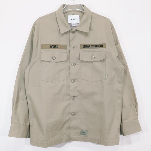 WTAPS ダブルタップス 21AW BUDS/LS/COTTON.SERGE 212BRDT-SHM02 WTAPS ダブルタップス 21AW BUDS/LS/COTTON.SERGE 212BRDT-SHM02