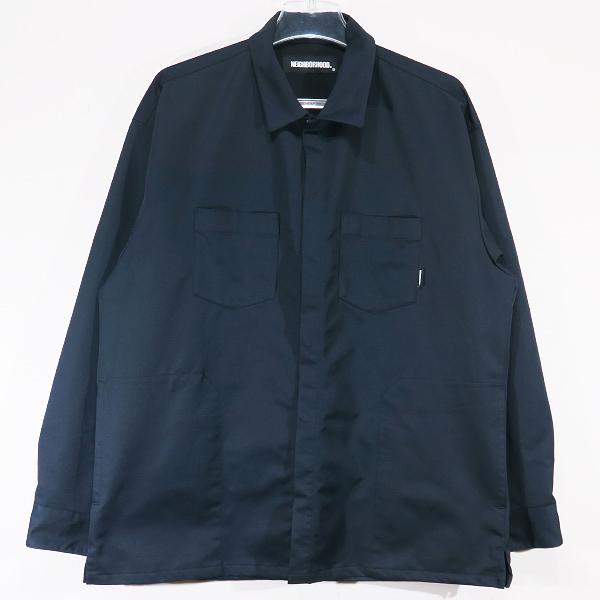 美品　NEIGHBORHOOD ネイバーフッド　ワークシャツ　長袖 M 黒 楽天市場】NEIGHBORHOOD ネイバーフッド シャツ サイズ:S 19AW