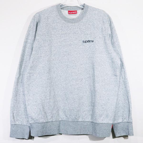 SUPREME シュプリーム 14SS QUILTED PANEL CREWNECK キルティング  
