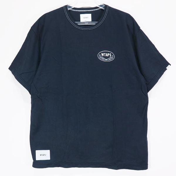 WTAPS WUT SS COTTON Tシャツ ネイビー L ACADEMY WTAPS ダブルタップス 21AW ACADEMY/SS/COTTON 212ATDT-CSM27