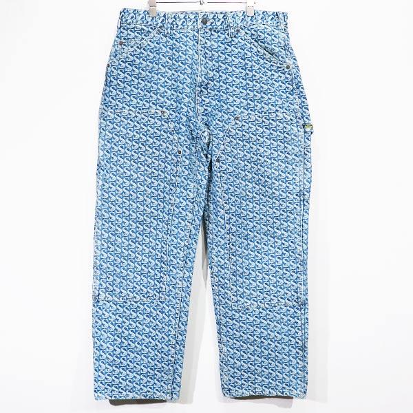 SUPREME シュプリーム 21AW MONOGRAM DOUBLE KNEE DENIM PAINTER PANT  