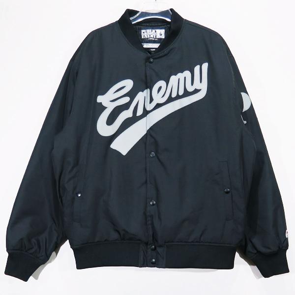 NEIGHBORHOOD ネイバーフッド 23AW NH X PUBLIC ENEMY X MAJESTIC.BASEBALL JACKET  パブリック エネミー マジェスティック ベースボール ジャケット アウター