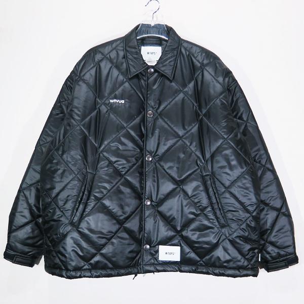 WTAPS ダブルタップス 22AW CHIEF 01/JACKET/POLY.TAFFETA.WTVUA 222TQDT-JKM05 チーフ  ジャケット ポリエステル タフタ ブラック アウター