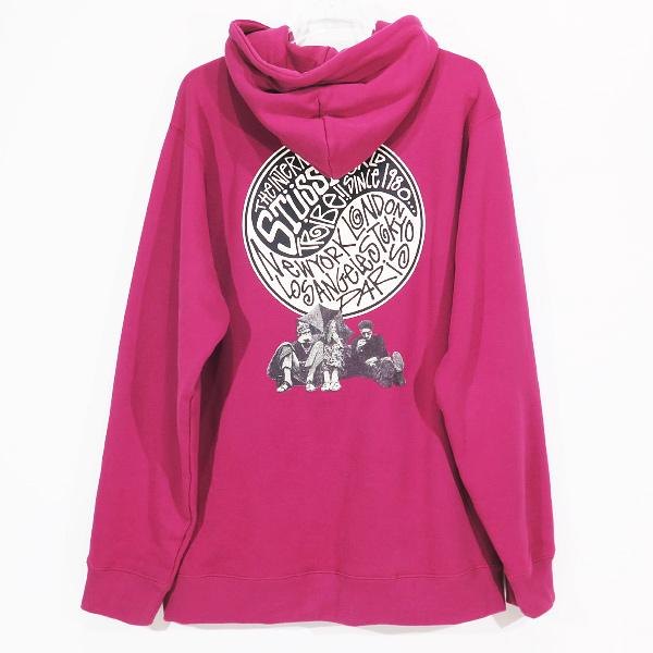 STUSSY ステューシー THE INTERNATIONAL STUSSY WORLD TRIBE HOODIE 