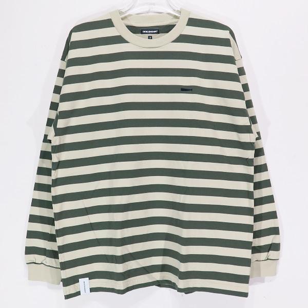 DESCENDANT ディセンダント 21AW VERN BORDER LS 212ATDS-CSM30