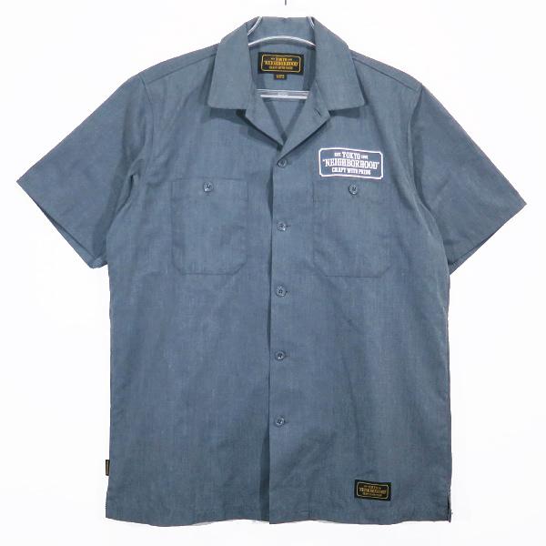 ネイバーフッド サイズ:M  171TSNH-SHM02 クラシックワーク半袖シャツ 中古 BS99 NEIGHBORHOOD（ネイバーフッド） 17SS CLASSIC WORK/EC-SHIRT.SS