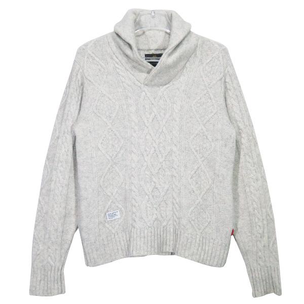 WTAPS ダブルタップス 09AW NORDIC/SWEATER,CABLE,WOOL 092MADT-KNM06