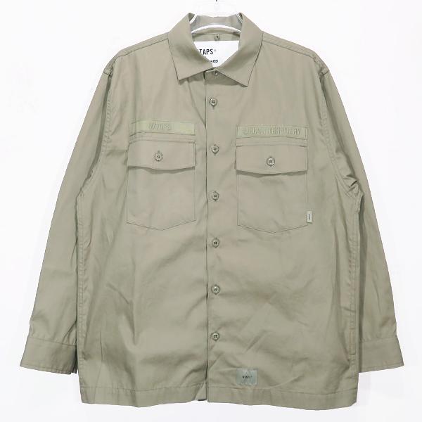 WTAPS ダブルタップス 22AW CBW/LS/COTTON.POPLIN 222BRDT-SHM01 WTAPS ダブルタップス 22AW CBW/LS/COTTON.POPLIN 222BRDT-SHM01