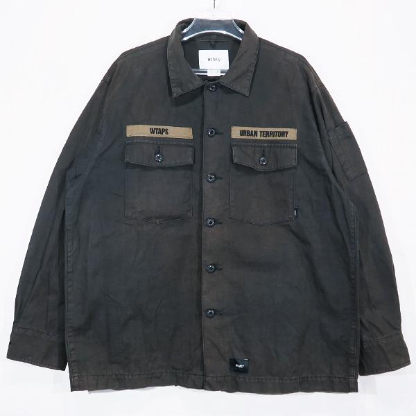 WTAPS ダブルタップス 21AW BUDS/LS/COTTON.SERGE 212BRDT-SHM02