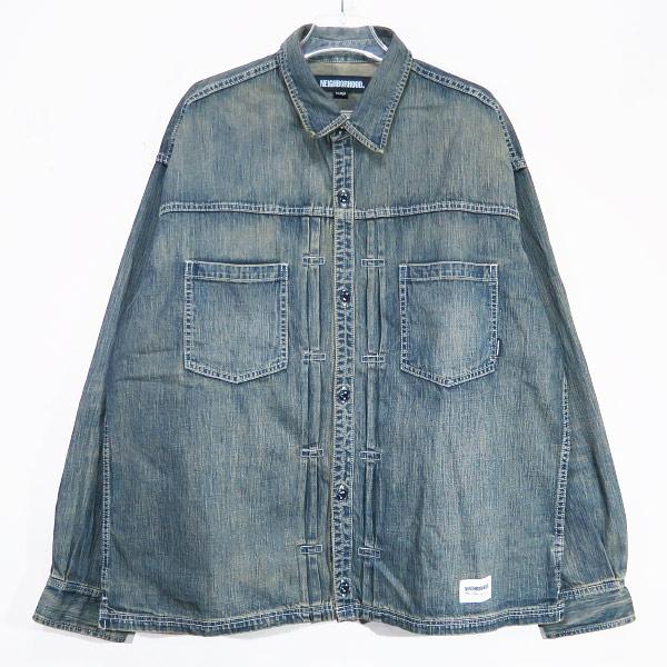 NEIGHBORHOOD ネイバーフッド 24AW WASHED DENIM SHIRT LS 242SPNH