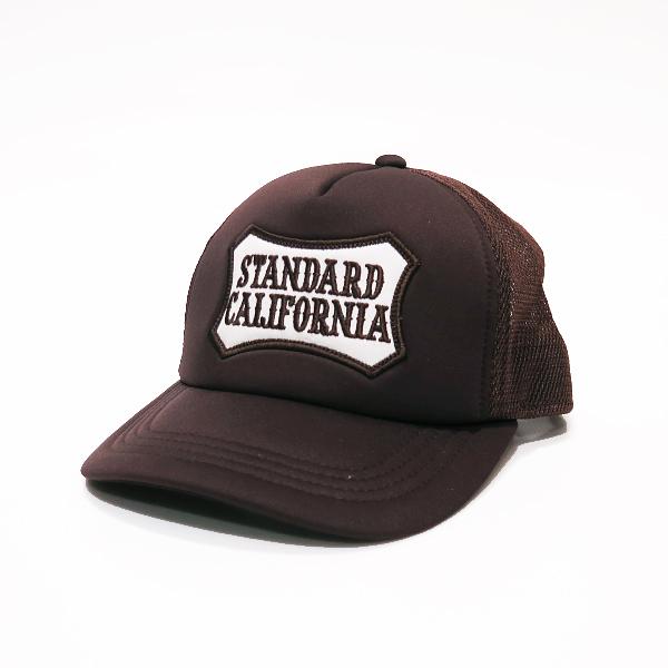 STANDARD CALIFORNIA メッシュキャップ ブラウン STANDARD CALIFORNIA [スタンダードカリフォルニア] Logo Wappen