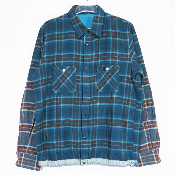 sacai（サカイ） x Dr.Woo ドクター ウー DRAWSTRING FLANNNEL SHIRT