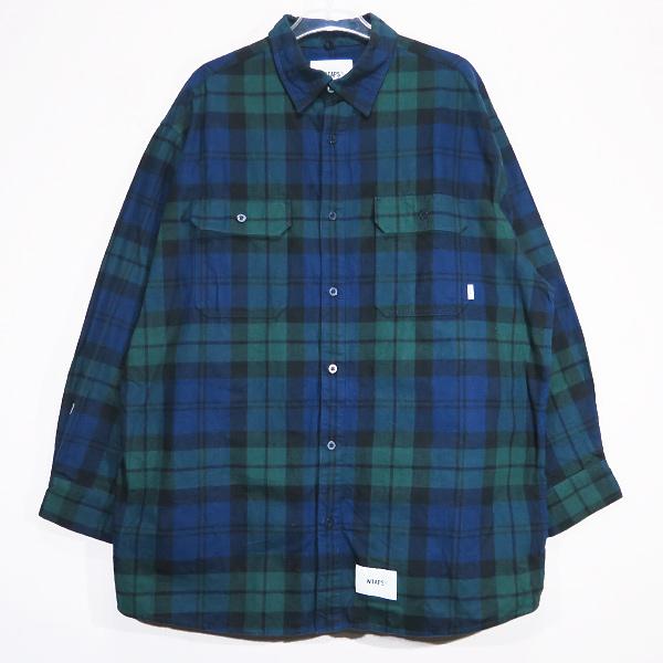 WTAPS ダブルタップス 22AW DECK/LS/ COTTON.FLANNEL.TEXTILE.CRST 