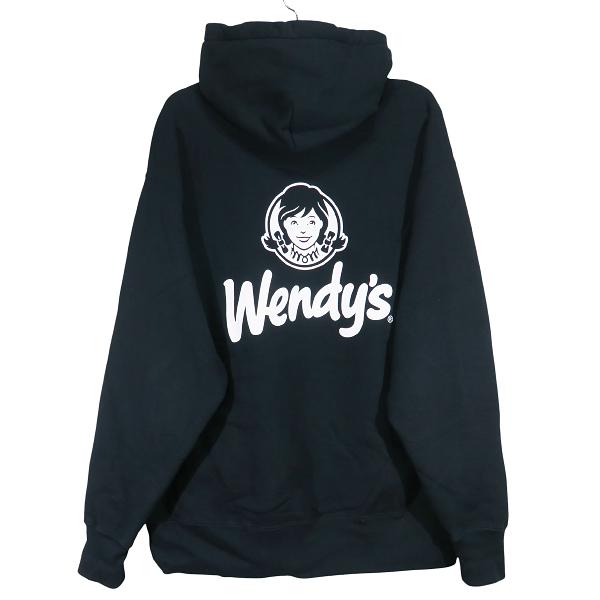 WeekendのWendy's sequelフーディ パーカー 黒 L fragment design SEQUEL シークエル x Wendy's ウェンディーズ