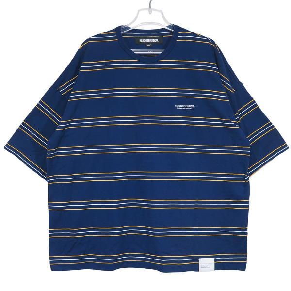 NEIGHBORHOOD 23SS BORDER CREWNECK Tシャツ L NEIGHBORHOOD 23SS BORDER CREWNECK Tシャツ L