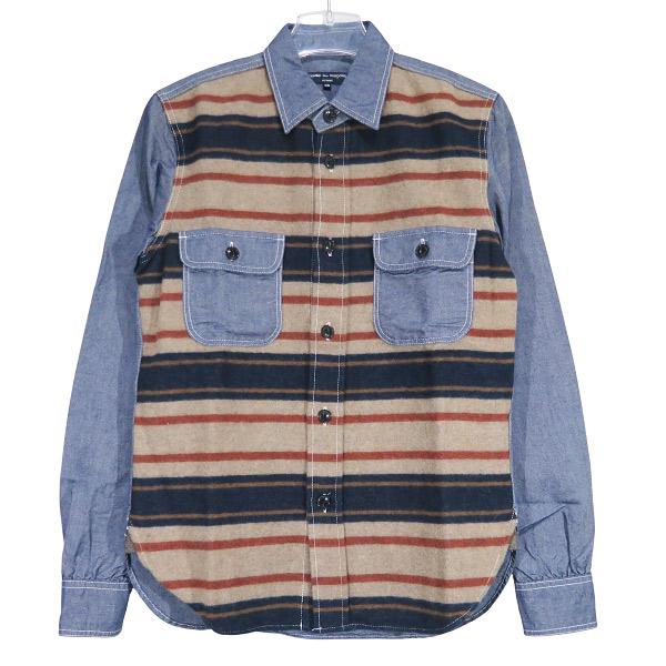 COMME des GARCONS HOMME コムデギャルソン オム フロントボーダー切替