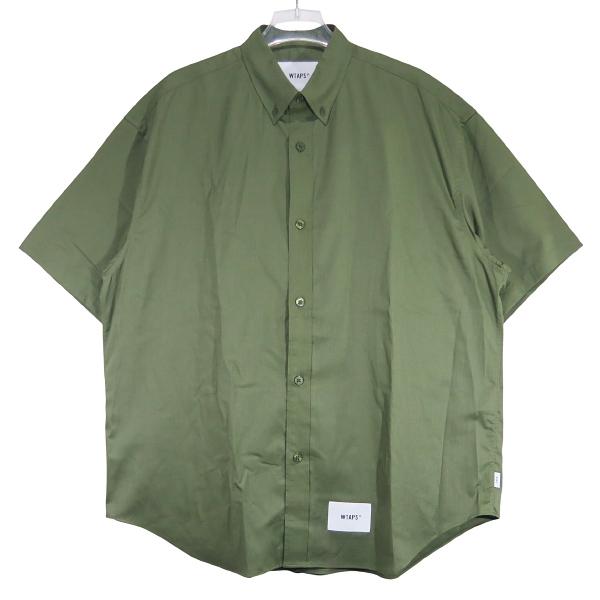 新品未使用　25SS WTAPS 半袖　ボタンダウン　シャツ　クールマックス 新品試着のみ 25SS WTAPS 半袖 ボタンダウン シャツ クールマックス