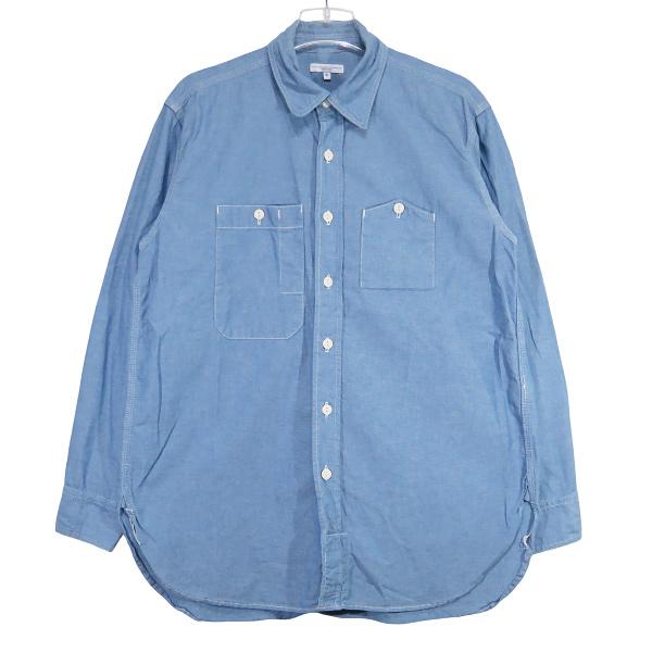 ENGINEERED GARMENTS シャンブレーシャツ長袖シャツ L Engineered Garments(エンジニアドガーメンツ) シャンブレー