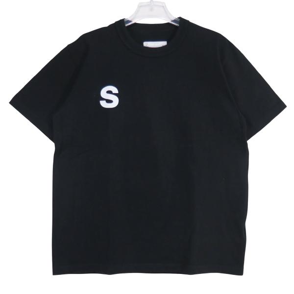 scai サカイ Sロゴ Tシャツ カットソー ブラック 3 sacai サカイ 23SS s Cotton Jersey T-Shirt Sロゴ刺繍 Tシャツ