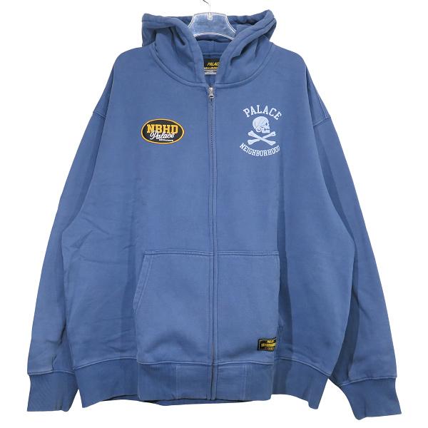 PALACE（パレス） × NEIGHBORHOOD ネイバーフッド 25SS SKULL ZIP HOOD