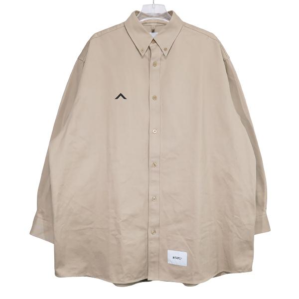 【WTAPS】L/S ボタンダウンシャツ WTAPS（ダブルタップス） 22SS BD 01/LS/COTTON.TWILL 221GWDT-SHM01