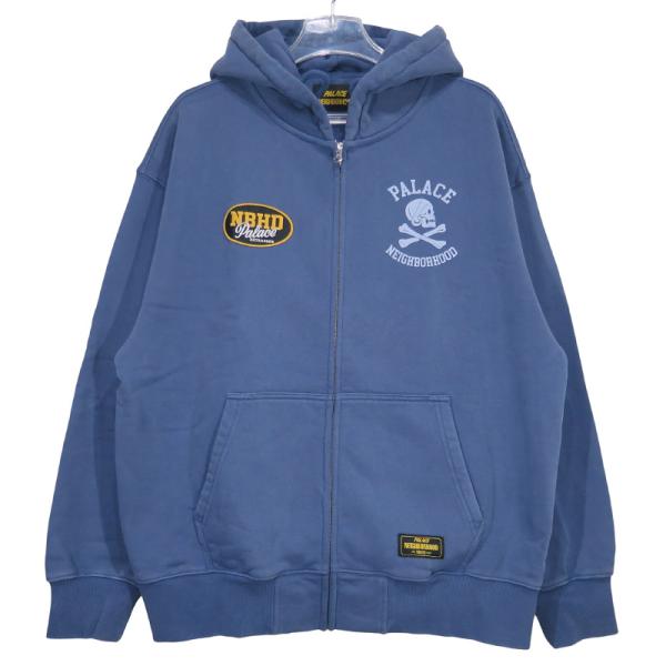 PALACE（パレス） × NEIGHBORHOOD ネイバーフッド 25SS SKULL ZIP HOOD