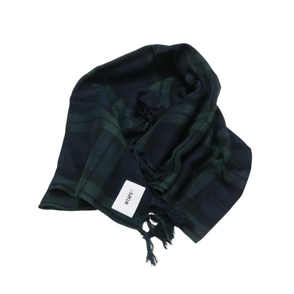 WTAPS 242BXDT AC01 GREEN スカーフ WTAPS（ダブルタップス） 24AW WRAP/SCARF/COTTON 242BXDT-AC01 ラップ